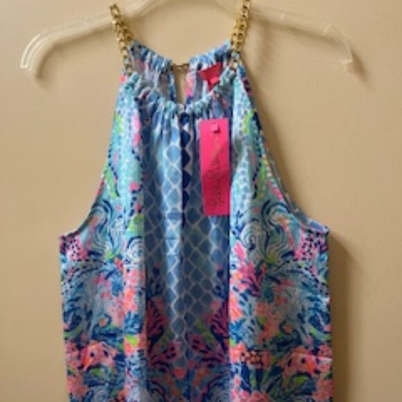 Lilly Pulitzer Isa Halter Top - Picture 1 of 4
